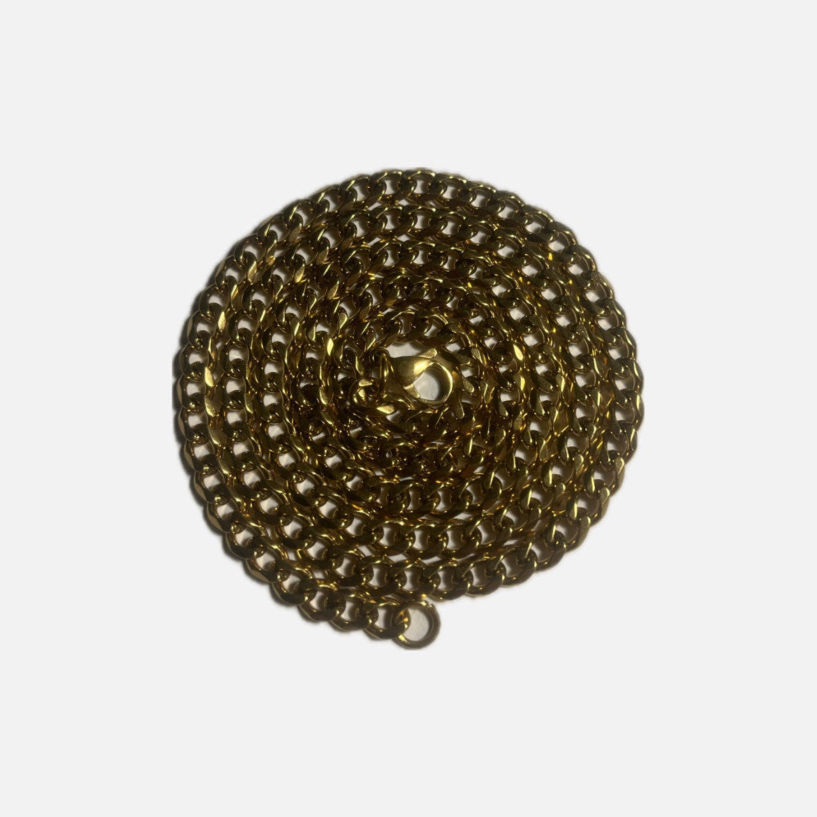 Naszyjnik złoty splot pancerka cuban 5cm