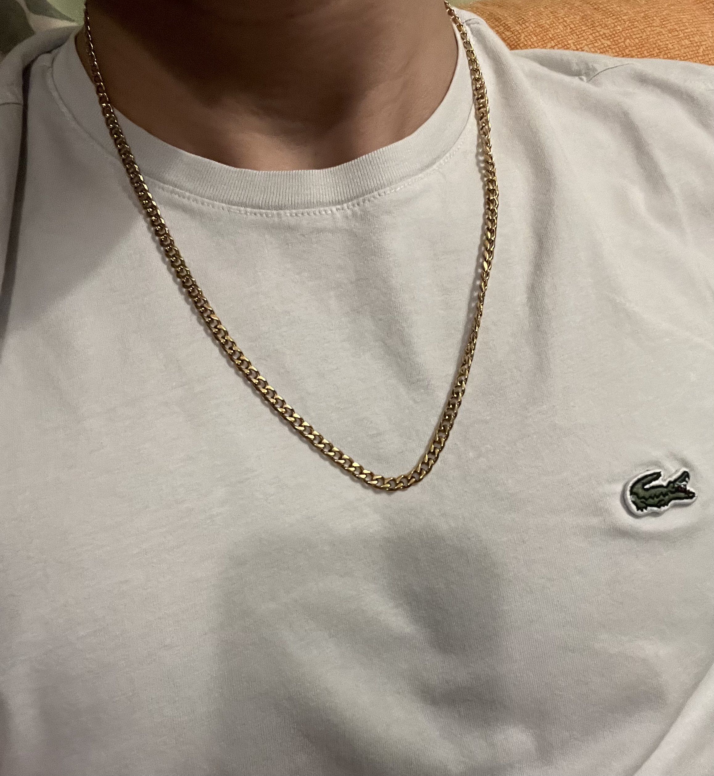 Naszyjnik złoty splot pancerka cuban 5cm