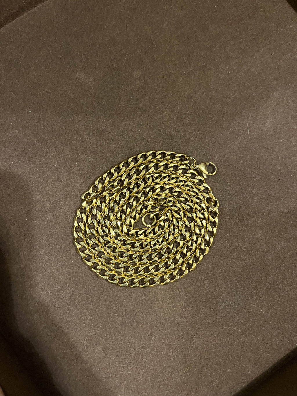 Naszyjnik złoty splot pancerka cuban 5cm